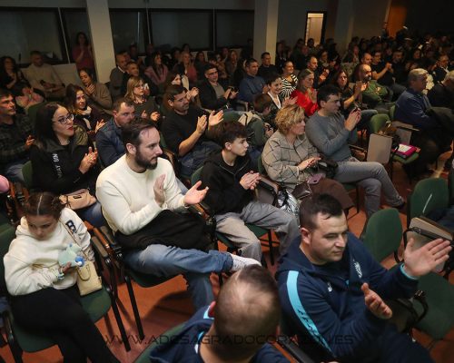 Lugo. En el Pazo de Feiras y Congresos, gala de la ADX Sagrado Corazón, presentada por Terio Carrera